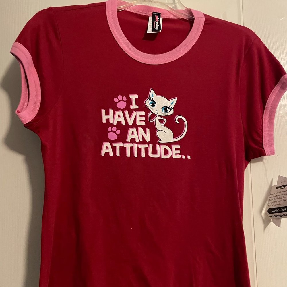 Pink Petshop Cat Attitude Red XL